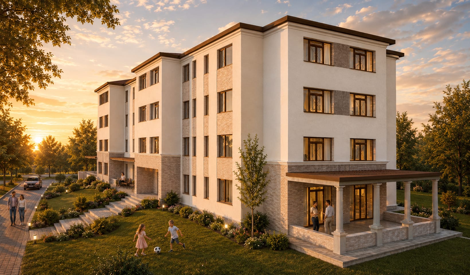 Randare finală bloc Nicol Residence Iași